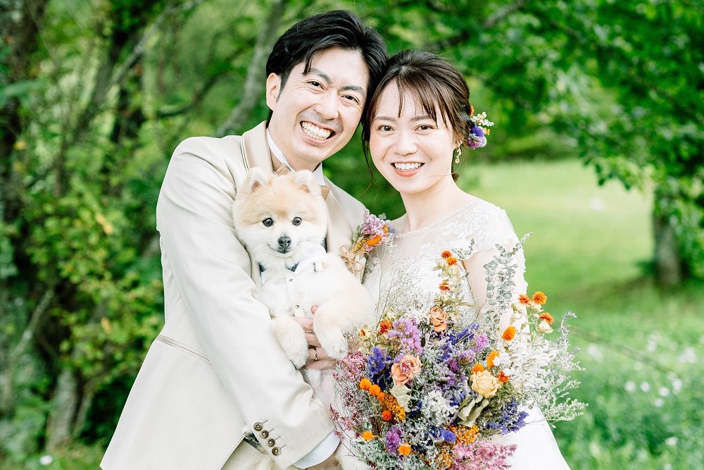 ペットと撮れる洋装ロケーションフォトプラン